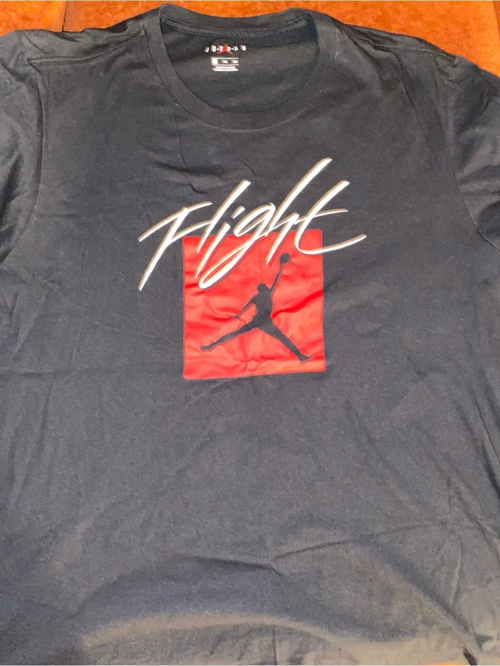 Jordan Men's 'Flight' Graphic T-Shirt - Black/Red